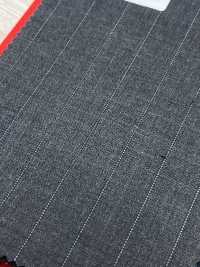 2MK4443 Textile MIYUKI ESSENTIALS ACTIVA Medium Gray Stripe Miyuki Woolen Mills Sub Photo