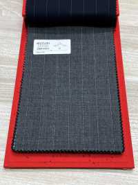 2MK4443 Textile MIYUKI ESSENTIALS ACTIVA Medium Gray Stripe Miyuki Woolen Mills Sub Photo