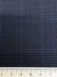 2MK4454 26SS Miyuki Textile MIYUKI ESSENTIALS ACTIVA Navy Check Miyuki Woolen Mills Sub Photo