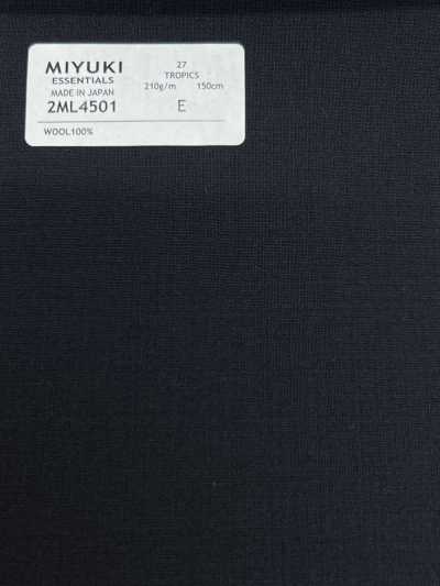 2ML4501 26SS MIYUKI Fabric Essentials TROPICS Navy Plain