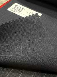 2ML4534 26SS Miyuki Textile MIYUKI Essentials TROPICS Navy Stripe Miyuki Woolen Mills Sub Photo