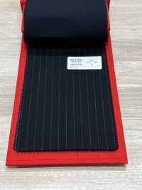 2ML4545 26SS Miyuki Textile MIYUKI Essentials TROPICS Navy Stripe Miyuki Woolen Mills Sub Photo