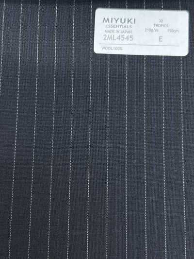 26SS MIYUKI Fabrics Essentials TROPICS Navy Stripe