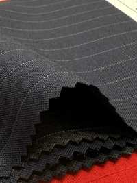 2ML4556 26SS Miyuki Textile MIYUKI Essentials TROPICS Navy Stripe Miyuki Woolen Mills Sub Photo