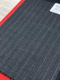 2ML4560 26SS Miyuki Textile MIYUKI Essentials TROPICS Charcoal Heaven Gray Stripe Miyuki Woolen Mills Sub Photo