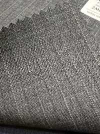 2ML4560 26SS Miyuki Textile MIYUKI Essentials TROPICS Charcoal Heaven Gray Stripe Miyuki Woolen Mills Sub Photo