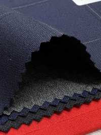 2ML4571 26SS Miyuki Textile MIYUKI Essentials TROPICS Navy Check Miyuki Woolen Mills Sub Photo