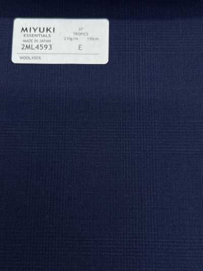 2ML4593 26SS MIYUKI Fabric Essentials TROPICS Navy Check