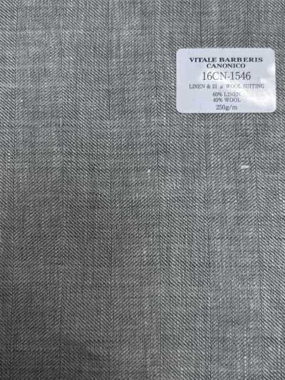 16CN1546 26SS VBC Vitale Barberis Canonico LINEN & 21 μ WOOL SUITING