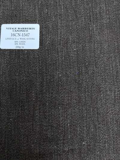 16CN1547 26SS VBC Vitale Barberis Canonico LINEN & 21 μ WOOL SUITING