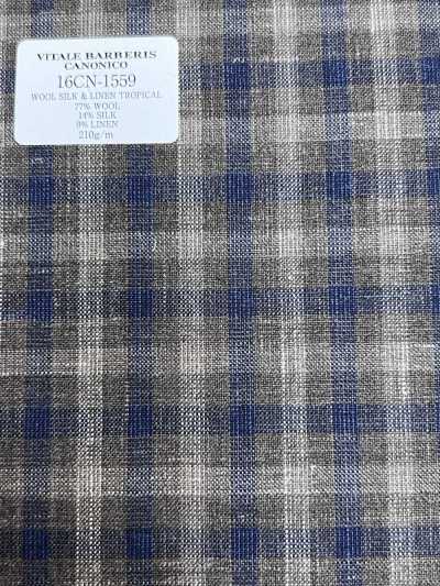 16CN1559 26SS VBC Vitale Barberis Canonico WOOL SILK & LINEN TROPICAL