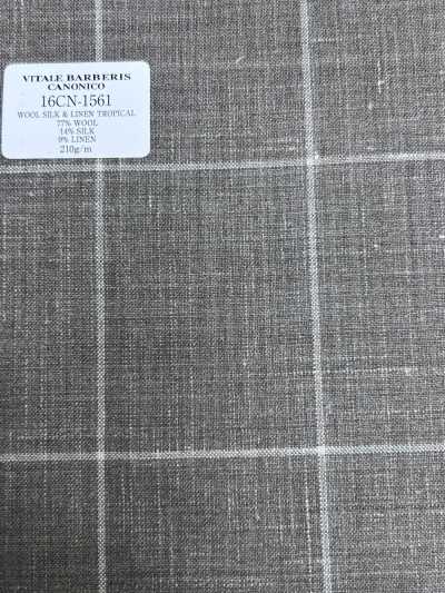 16CN1561 26SS VBC Vitale Barberis Canonico Wool Silk & Linen Tropical