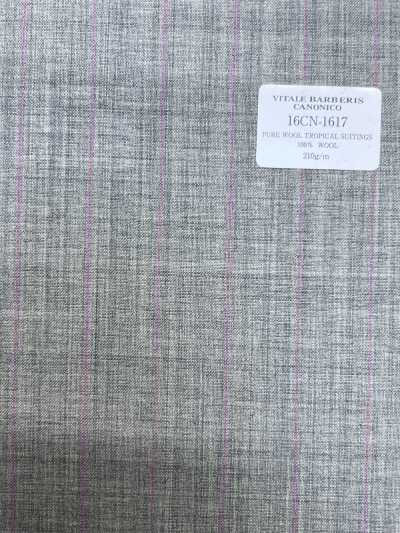 16CN1617 26SS VBC Vitale Barberis Canonico Pure Wool Tropical Suitings