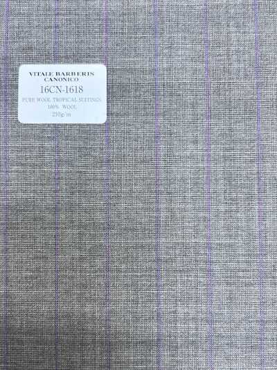 16CN1618 26SS VBC Vitale Barberis Canonico Pure Wool Tropical Suitings
