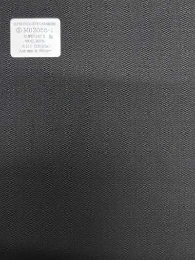 M02055-1 KUNISHIMA1850 Exclusive Line 【SUPER EXCLUSIVE GABARDINE】 Black Solid