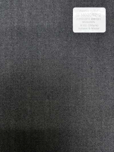M02052-2 KUNISHIMA1850 Exclusive Line [Superfine Worsted] Ultra Water-Repellent Finish Navy Denim Plain
