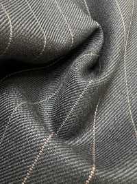 M02059-4 KUNISHIMA1850 Exclusive Line [Superfine Worsted] Gray Pencil Stripe[Textile] Kunishima Co., Ltd. Additional Images