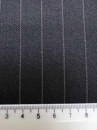M02059-4 KUNISHIMA1850 Exclusive Line [Superfine Worsted] Gray Pencil Stripe[Textile] Kunishima Co., Ltd. Additional Images