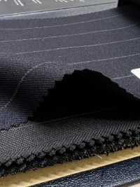 M02061-2 KUNISHIMA1850 Exclusive Line 【Superfine Worsted】Navy Chalk Stripe[Textile] Kunishima Co., Ltd. Sub Photo