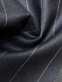 M02061-2 KUNISHIMA1850 Exclusive Line 【Superfine Worsted】Navy Chalk Stripe[Textile] Kunishima Co., Ltd. Sub Photo