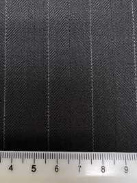 M02062-8 KUNISHIMA1850 Exclusive Line 【Superfine Worsted】Brown Herringbone[Textile] Kunishima Co., Ltd. Sub Photo