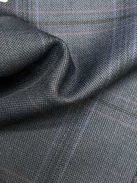 M02063-3 KUNISHIMA1850 Exclusive Line 【Superfine Worsted】Blue Check[Textile] Kunishima Co., Ltd. Sub Photo