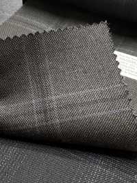 M02063-5 KUNISHIMA1850 Exclusive Line 【Superfine Worsted】Gray Check[Textile] Kunishima Co., Ltd. Sub Photo