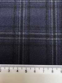 M02045-3 KUNISHIMA1850 Exclusive Line 【SOMO CASHMERE 100%】 Navy 3D Check[Textile] Kunishima Co., Ltd. Sub Photo