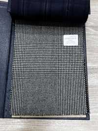 M02046-9 KUNISHIMA1850 Exclusive Line 【SOMO CASHMERE 100%】 Black And White Big Check[Textile] Kunishima Co., Ltd. Sub Photo