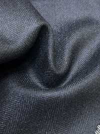 M02047-2 KUNISHIMA1850 Exclusive Line 【SOMO CASHMERE 100%】 Navy Herringbone[Textile] Kunishima Co., Ltd. Sub Photo