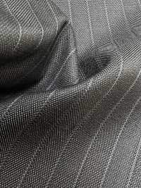 M02067-4 KUNISHIMA1850 Exclusive Line 【W/S Executive Stripe】 Dark Charcoal Heaven Gray Stripe[Textile] Kunishima Co., Ltd. Sub Photo