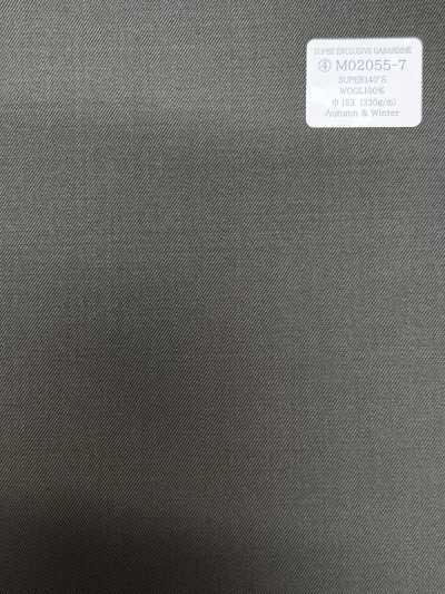 M20255-7 KUNISHIMA1850 Exclusive Line [SUPER EXCLUSIVE GABARDINE] Gray Beige Solid