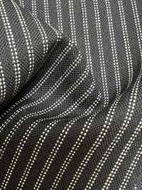 MH6521-BK Standard Japanese Wool Mohair Worsted (Tonic Style) Stripe Black[Textile] Additional Images