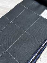 LA5531-DG Standard Japanese Silk Lurex Wool Stretch Check[Textile] Additional Images