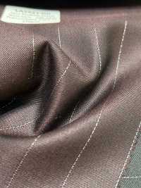 LA5521-DR Classic Japanese Silk Lame Wool Stretch Stripe Dark Red[Textile] HOSOI SYOJI Additional Images