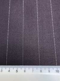 LA5521-DR Classic Japanese Silk Lame Wool Stretch Stripe Dark Red[Textile] HOSOI SYOJI Additional Images
