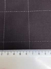 LA5531-DR Standard Japanese Silk Lame Wool Stretch Check, Dark Red[Textile] HOSOI SYOJI Additional Images