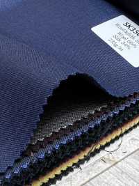 SK3501-BL Standard Japanese Silk Wool Stretch Blue[Textile] HOSOI SYOJI Additional Images