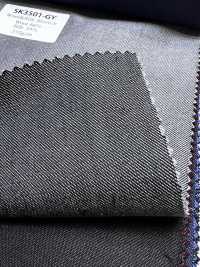 SK3501-GY Standard Japanese-Made Silk Wool Stretch Gray[Textile] HOSOI SYOJI Additional Images