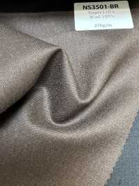 NS3501-BR Standard Made In Japan Super110’s Wool Stretch Brown[Textile] HOSOI SYOJI Additional Images