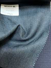 NS3511-BL Classic Japanese-made Super 110's Wool Stretch Blue[Textile] HOSOI SYOJI Additional Images