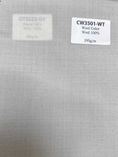 CW3501-WT Standard Japanese-Made Wool Color Collection White