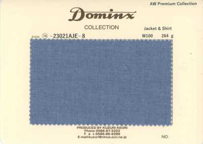 23021AJE-8 Standard Jacket & shirt 100% wool DOMINX(ドミンクス) Premium Collection light blue