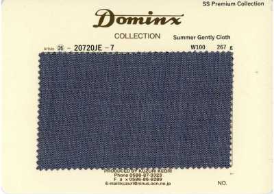 Standard SummerGentlyCloth 100% Wool DOMINX Premium Collection Gray