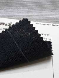 23977-2 Standard Kid Mohair DOMINX Premium Collection Wide Stripe Charcoal[Textile] Kuzuri Woolen Fabric (DOMINX) Additional Images