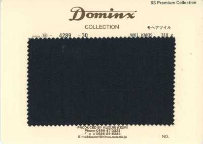 4289-2 Classic Mohair Twill Kid Mohair DOMINX (Dominx) Premium Collection Navy