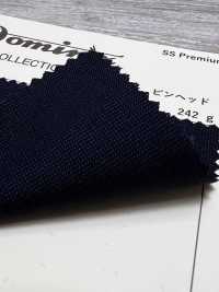 23072-4 Standard Pinhead Kid Mohair DOMINX Premium Collection Navy[Textile] Kuzuri Woolen Fabric (DOMINX) Additional Images
