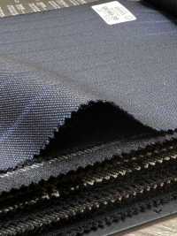 69580-38 26AW HERDREX [Silk & Wool] Silk And Wool Navy Shadow Stripe[Textile] Kunishima Co., Ltd. Additional Images