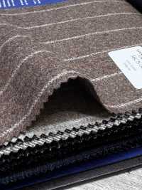 56CN5202 CANONICO ORIGINAL WOOLLEN FLANNEL Brown/Beige Stripe[Textile] CANONICO Additional Images