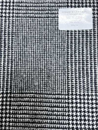 56CN5204 CANONICO (Canonico) ORIGINAL WOOLLEN FLANNEL Glen Check